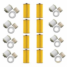 8 Packs For 03-07 Ford 6.0L Powerstroke Diesel Oil Fuel Filter Kit FD4616 FL2016 picture