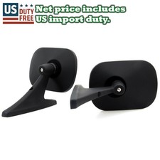 PONTIAC DELUXE WOODIE WAGON 70 77 PAIR BLACK DOOR MIRROR NEW PAIR 2PIECES picture