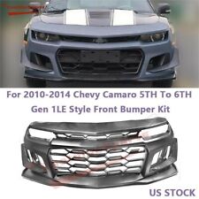 For 10-14 Chevy Camaro 5TH to 2014+ 6TH Gen 1LE Style Front Bumper Conversion PP picture