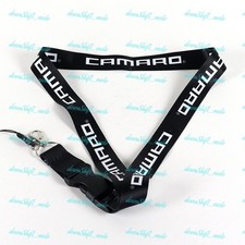 New For Chevrolet Camaro Black RS SS Z28 Lanyard Neck Keychain Quick Release picture
