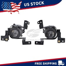 Pair Left & Right Side Fog Lights Lamps Halogen for 2019-2021 Kia Forte picture