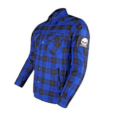 Blue Kevlar DuPont™ Motorcycle Shirt APEX - Protection, Comfort, Style -XXL Size picture