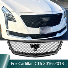For 2016-2018 Cadillac CT6 Front Bumper Upper Grille Blackwing Style Black NEW picture