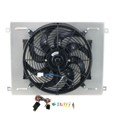For 1963-1970 65 Ford FAIRLANE MUSTANG FALCON Radiator Electric Fan+Shroud+Relay picture