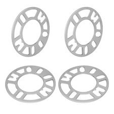 4Pcs Universal 4/5 Lug Wheel Spacers 5mm Thick 5x114.3 5x120 5x110 4x100 4x110 picture