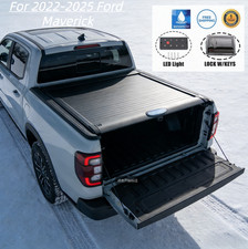 4.5/4.6FT Retractable Truck Bed Hard Tonneau Cover Fit For 2022-25 Ford Maverick picture