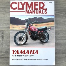 1976-1981 Yamaha XT TT 500 XT500 TT500 CLYMER REPAIR MANUAL M405 picture