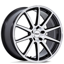 20x9 TSW Wheels TW004 Canard Gloss Black w/ Machined Face Rims 5x120 ET+27 (1pc) picture