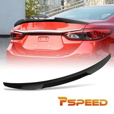 Glossy Black Rear Lid Spoiler Wing For 2014 2015 2016 2017 Mazda 6 Mazda6 ABS picture