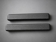 1962-1964 Chevrolet Impala Bel Air Front Arm Rest Pads Black Pair 2 Door LH RH picture