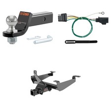 CURT Class 3 Tow Package Trailer Hitch, Wiring, Ball Mount - 13243, 56293, 45836 picture