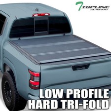 TLAPS For 2024-2026 Tacoma 5' Short Bed Low Profile Hard Tri Fold Tonneau Cover picture
