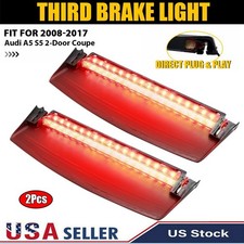 1/2xRear Third Brake Light 8T0945097B Automotive Center Red for Audi A5 S5 08-17 picture