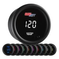 GlowShift Digital Water Coolant Temp Gauge Kit w/ Sensor Sending Unit, 10 Color picture