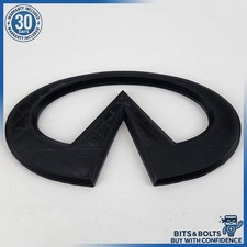 2008-19 Infiniti G37 Q50 Black Engine Cover Badge Emblem Decal Logo *3.7 ONLY* picture