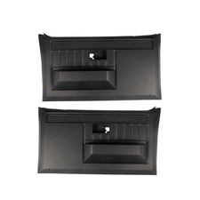 Door Panels Black Front Pair Chevrolet C10 1981-1987 picture
