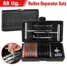 88-Piece Tyre Repair Set for Cars, ATVs, Motor, Bike Tubeless Emergency Tool Kit picture