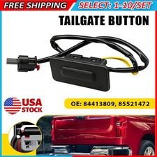 1-10x Black Tailgate Handle Latch Release Button Switch Fit GMC Sierra Hummer EV picture
