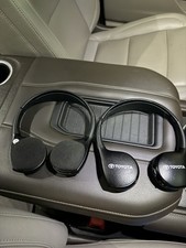 Toyota Black Wireless A and B Channel Fold Flat Over-Ear Headphones picture