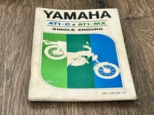 Vintage Yamaha AT1-C & AT1-MX 125 Single Enduro Owner's Manual OEM 261-28199-10 picture