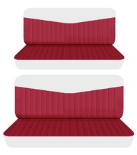 Fits 1950 to 1968 Chevrolet Bel air 4door Front and Rear bench seat covers picture
