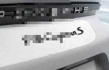 Porsche 718 Cayman S OEM Glossy Black Emblem Nameplate picture