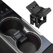1X Black Console Cup Holder Drink Insert Divider For 2014-2019 Toyota Highlander picture