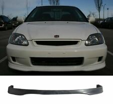For 99-00 Honda Civic 2DR 3DR 4DR Polyurethane Type-R Style Front Bumper Lip  picture