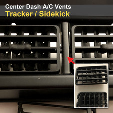 2x Geo Tracker Suzuki Sidekick Vitara Center Dash AC Air Vents 1989-1995 picture