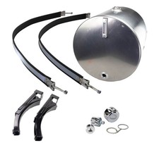 SMC50A 50 Gallon Aluminum Saddle Mount Hydraulic Reservoir Tank 24 x 27 Inch picture