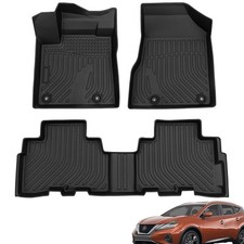 Upgraded TPE Rubber Floor Mats for 2017.5-2024 Nissan Murano All Weather Liners picture