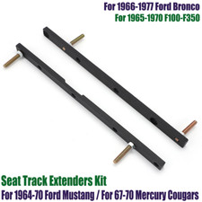 For 1964-1970 Mustang & 67-70 Cougar Bronco Seat Track Extensions Extenders Kit picture