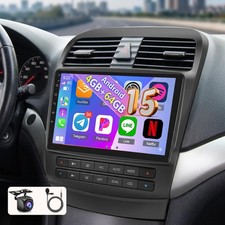 4+64G Car Stereo Radio For Acura TSX 2004-2008 Apple Carplay GPS Android 15 Cam picture