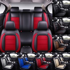 Full Set Leather Seat Cover Waterproof For Volkswagen ID4 Jetta Tiguan Taos GTI picture