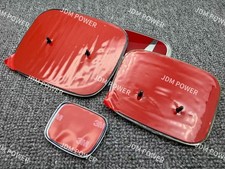 M-Tec Red Style 3pcs Steering Front Rear Red Emblem Badge For CRV 17-22 picture