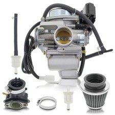 PD24J Carburetor With Electric Choke For Chinese 125cc 150cc Scooter ATV Go Kart picture