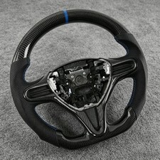 Alcantara & Real Carbon Fiber Steering Wheel For Honda Fit 2009-2014 Base GE8 picture