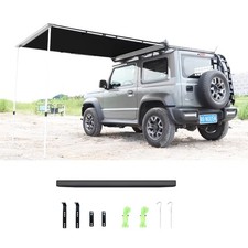 For Suzuki Jimny 2/3Door JB64JB74 1.6x2.5m Black Vinyl Side Tent Awning Sunshade picture