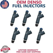 6x GENUINE OEM DENSO Fuel Injectors Fits 2003-2007 Mazda 6 3.0L V6 2 #2M2E-A7B picture