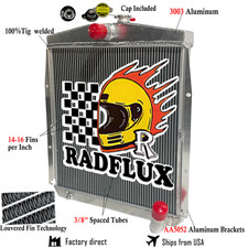 Aluminum Radiator Fit Pontiac Chieftan Star Chief Streamliner Catalina 1949-1954 picture