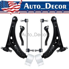 6Pcs Front Control Arms w/Sway Bar Tie Rod for 2017-2023 GMC Acadia Cadillac XT5 picture