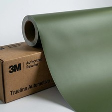 Matte Military Green - 3M 2080 M26 Vinyl Wrap Film All Sizes Dual Cast picture