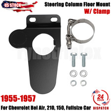 For 1955-57 Chevrolet Bel Air Fullsize Car Steering Column Floor Mount W/ Clamp picture