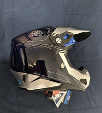 Fly - Racing 2024 Formula S Carbon Legacy Smart Helmet (Navy/Silver) Youth Large picture