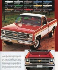 1979 CHEVROLET PICKUP K SERIES 6 PG COLOR ARTICLE picture