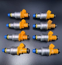96-00 Chevy GMC C3500 Pickup 7.4L 4-Hole Bosch Set of 8 Fuel Injectors picture