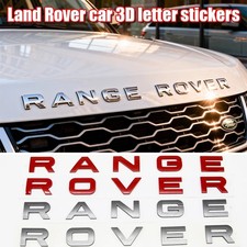 NEW 3D Raised Replacement Letter Stickers for RANGE ROVER  ABS Emblem picture