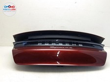 2020-24 PORSCHE TAYCAN 4S REAR TRUNK DECK LID TAILLIGHT SHELL SPOILER WING RED picture