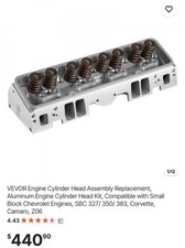 Engine Cylinder Head Replacement Compatible With Small Block Chevrolet Engine picture