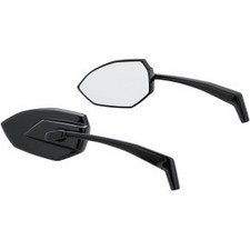KURYAKYN 1963 Black Phantom Mirrors for Harley picture